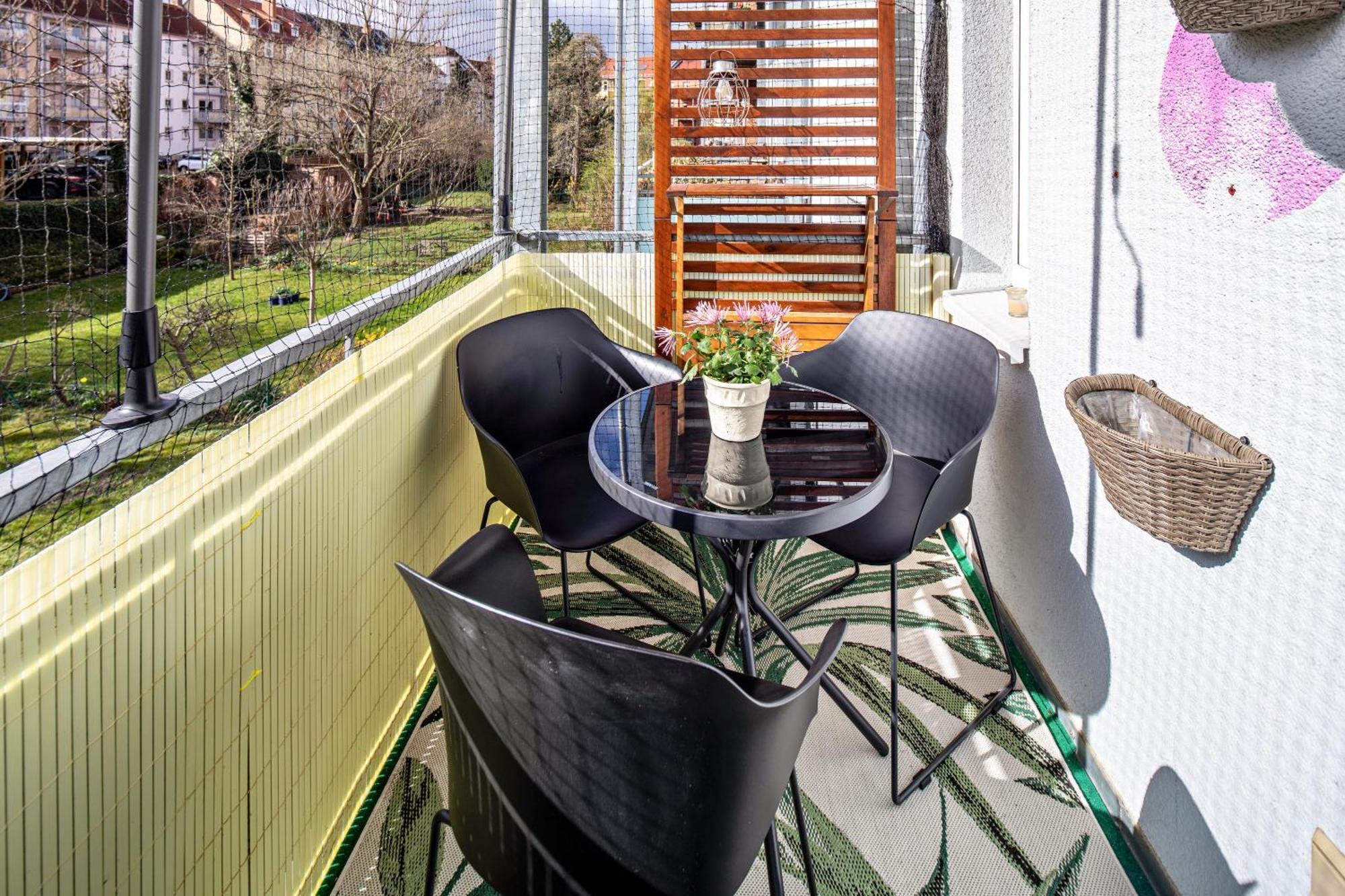 Balkon Apartment Shanti Lu 에르푸르트 외부 사진